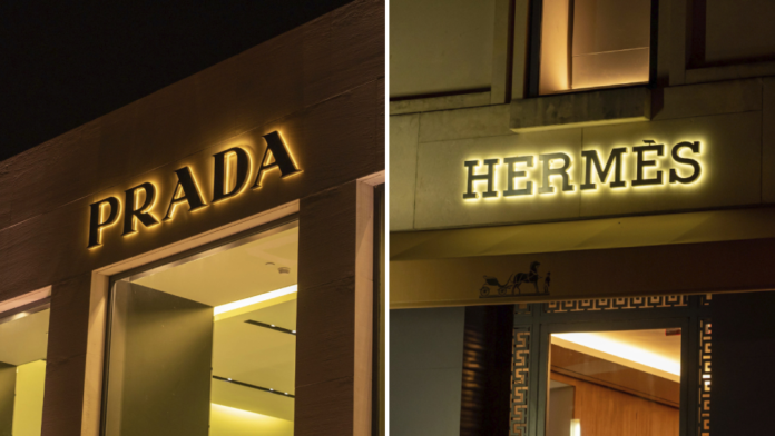 Prada y Hermés