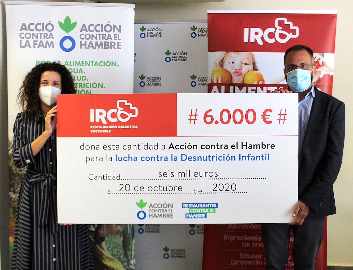 IRCO dona 6.000 euros a Acción contra el Hambre - Just Retail