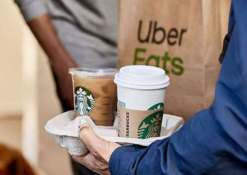 Starbucks y Uber Eats unen fuerzas - Just Retail