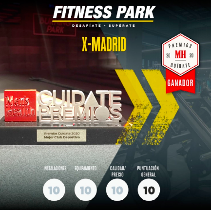 Fitness Park X-Madrid gana el premio al mejor gimnasio de España-Just Retail