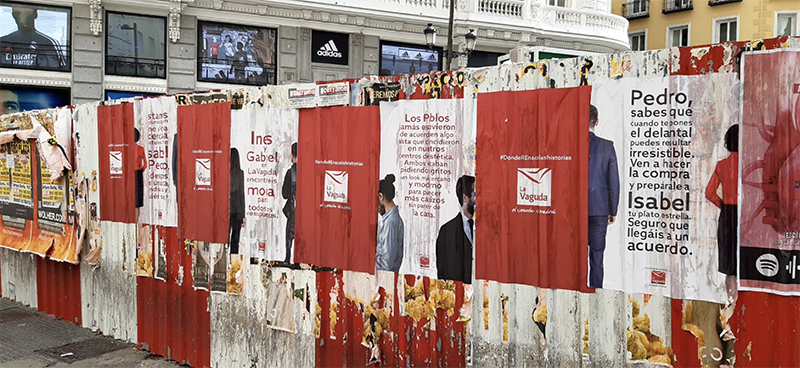 La Vaguada: toque de atención a los políticos a través de street marketing - Just Retail