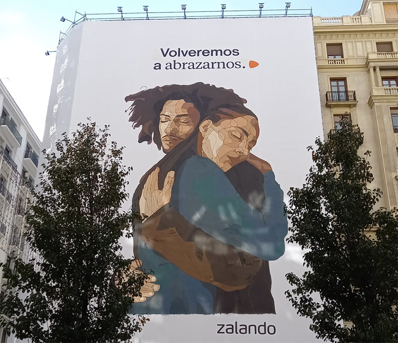 Volveremos a abrazarnos nueva campaña de Zalando - Just Retail