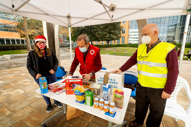 Campaña solidaria en WTC Almeda Park - Just Retail