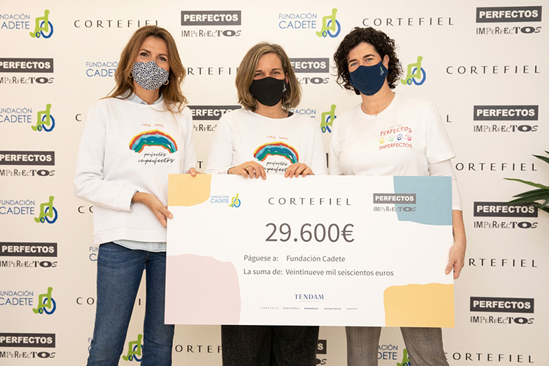 Cortefiel apoya a la Fundación Cadete con una donación a Perfectos Imperfectos - Just Retail