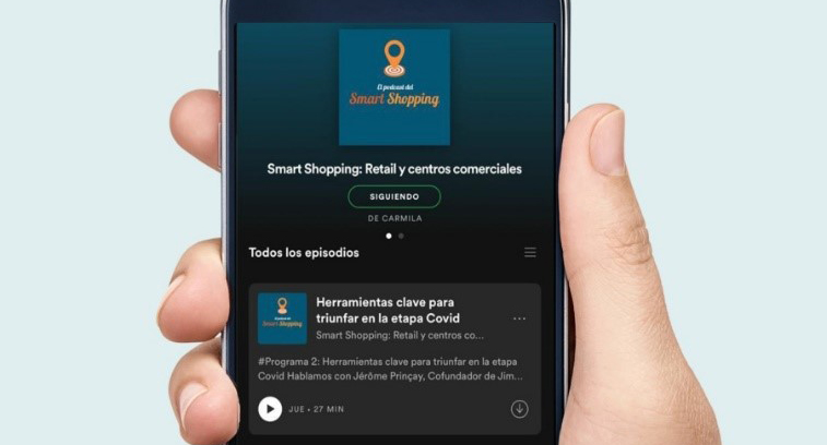 Smart Shopping by Carmila podcast sobre retail y centros comerciales - Just Retail