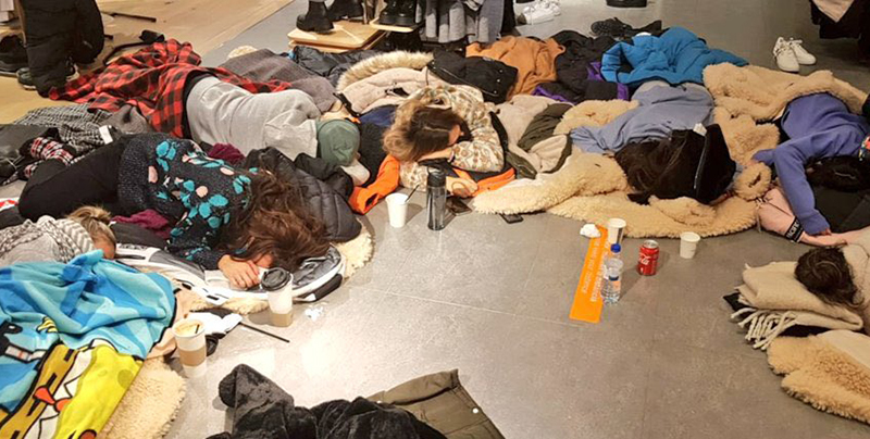 90 trabajadores pasan la noche en Gran Plaza 2 por la nevada en Madrid - Just Retail