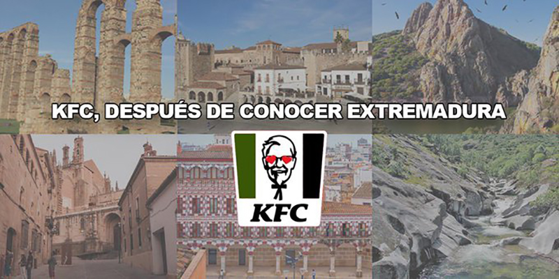 KFC involucra al presidente de Extremadura en su última acción en redes sociales - Just Retail