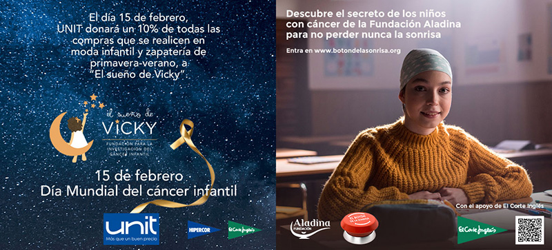 El Corte Inglés apoya la lucha contra el cáncer infantil con dos acciones solidarias - Just Retail