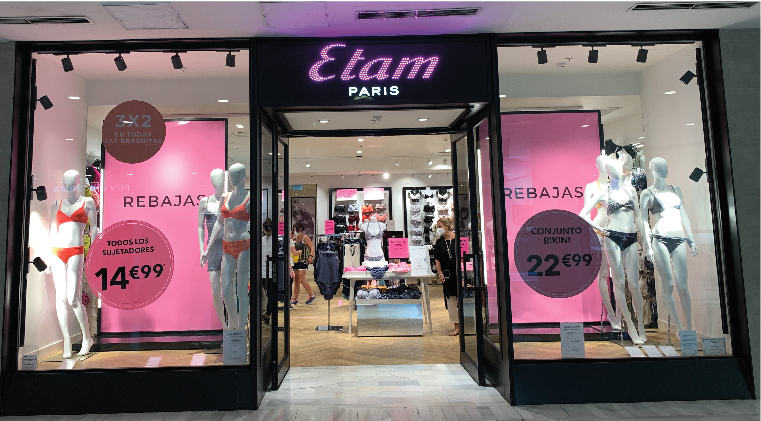 Etam abrirá 5 nuevas tiendas en España este año, una en Open Sky - Just Retail