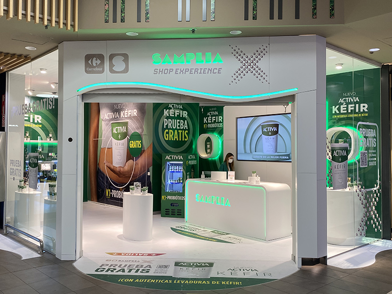 Samplia X abre su primera tienda en España de la mano de Carmila - Just Retail