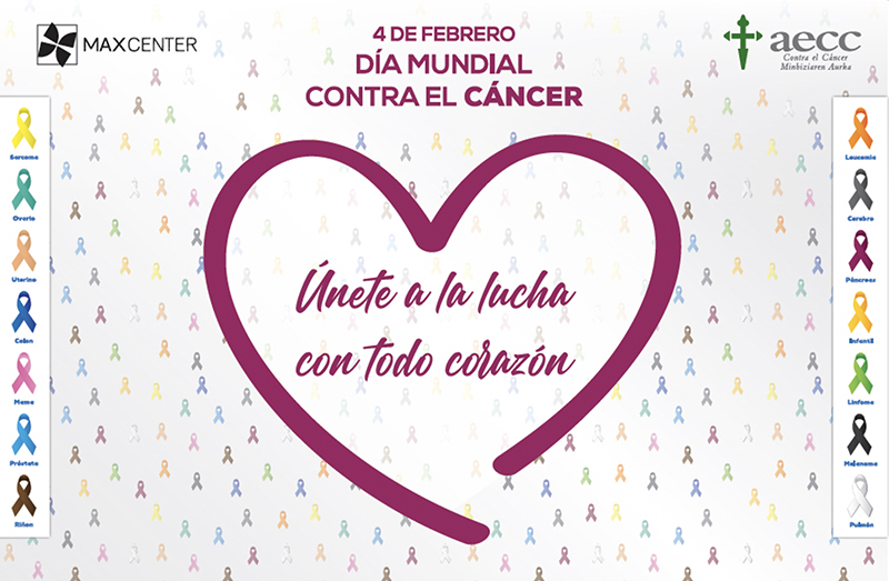 'Únete a la lucha con todo corazón': Día Mundial contra el Cáncer en Max Center - Just Retail