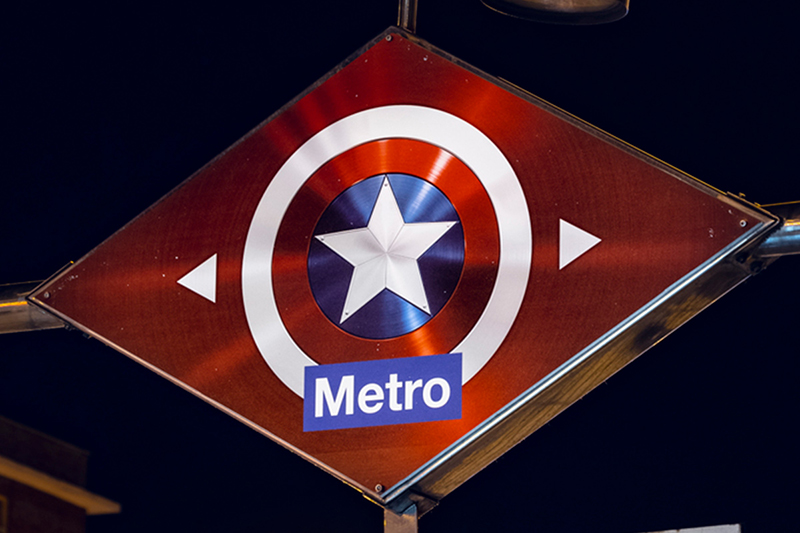 Disney+ patrocina estación metro Avenida 'Capitán' América noticias retail 3