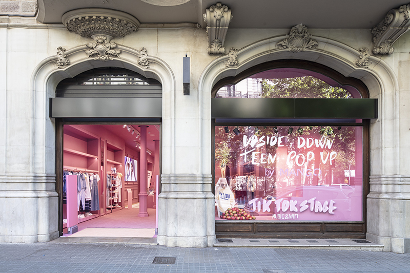 Mango pop-up Barcelona línea teen apertura noticias retail