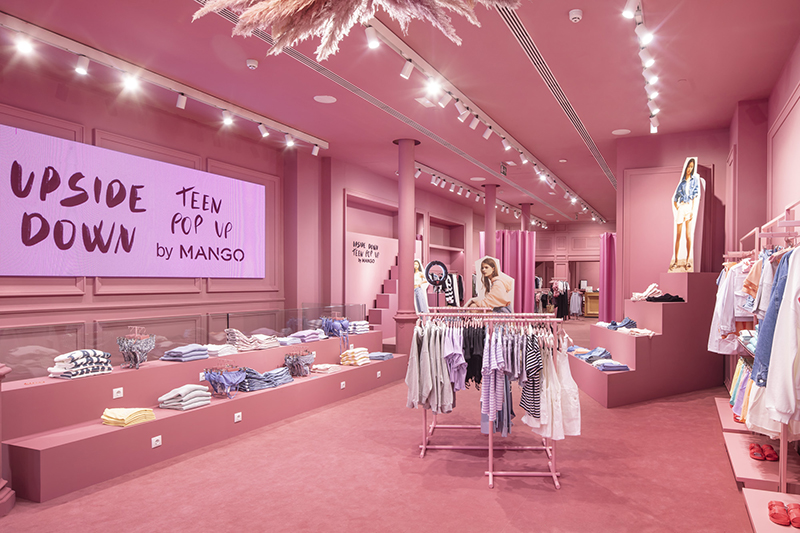 Mango pop-up Barcelona línea teen apertura noticias retail