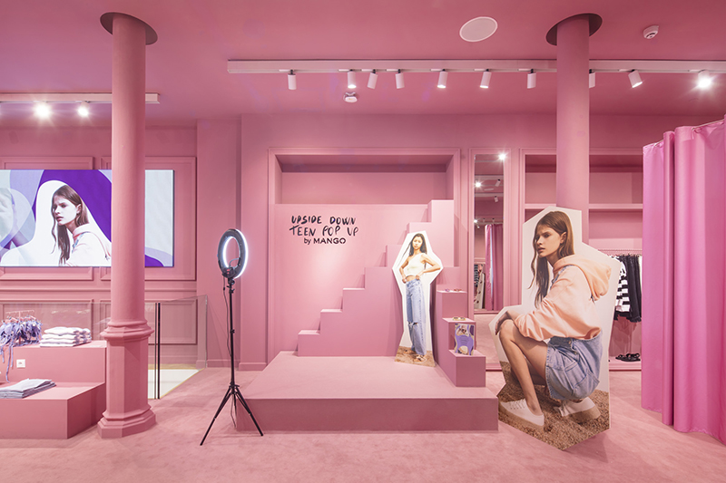 Mango pop-up Barcelona línea teen apertura noticias retail