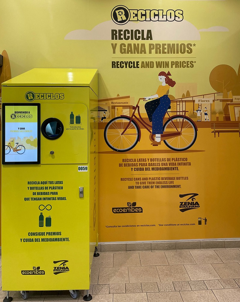 Reciclos Zenia Boulevard reciclaje premios noticias retail