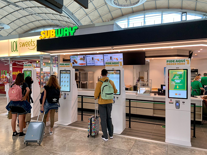 Subway Smart Kiosk aeropuerto Alicante-Elche noticias retail 2