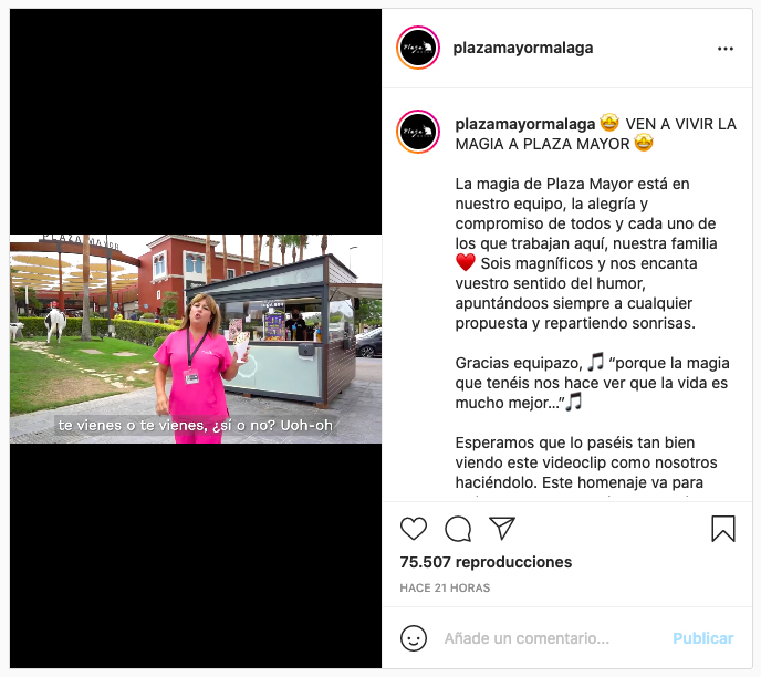 Instagram Plaza Mayor viral noticias retail