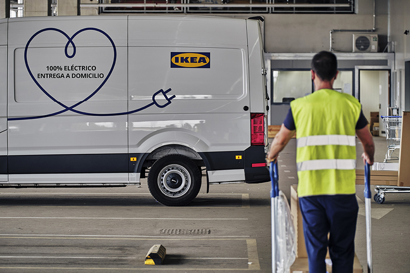 Ikea cambio climatico flota electrica sostenibilidad noticias retail