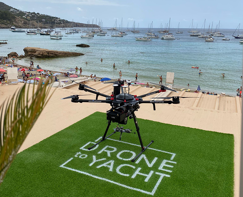 envios drones delivery yates Ibiza noticias retail