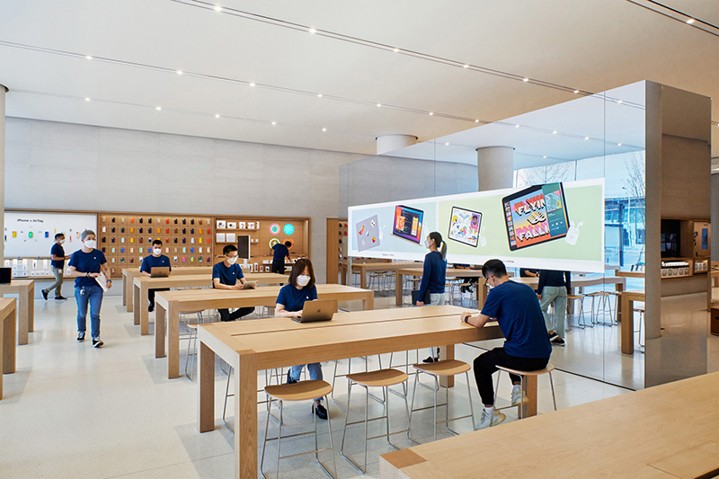 Apple Changsha VideoWall noticias retail