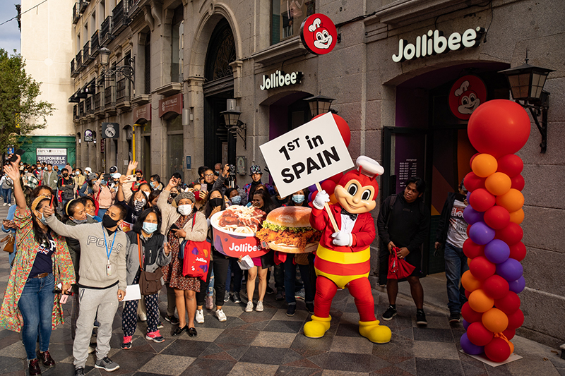 Jollibee Madrid España embajador Filipinas noticias retail