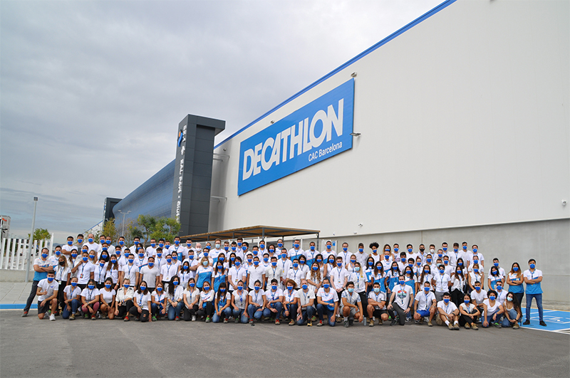 Decathlon centro logístico continental Barcelona estándar LEED categoría Platinum certificación sostenibilidad noticias retail