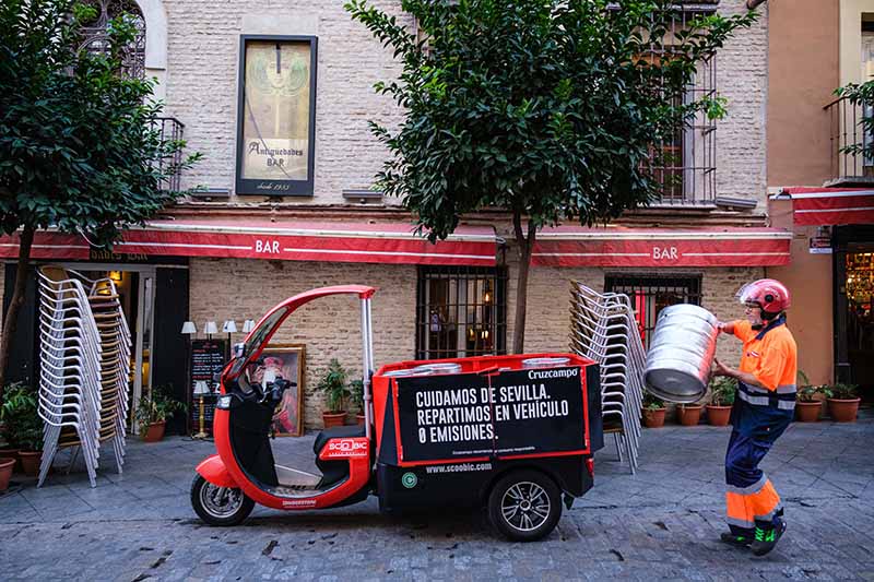 Heineken proyecto piloto Sevilla ultima milla sostenibilidad noticias retail