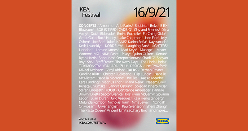 Ikea Festival evento musica hogar noticias retail