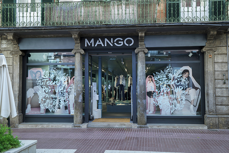 Mango tiendas pop-up línea teen apertura Menorca noticias retail