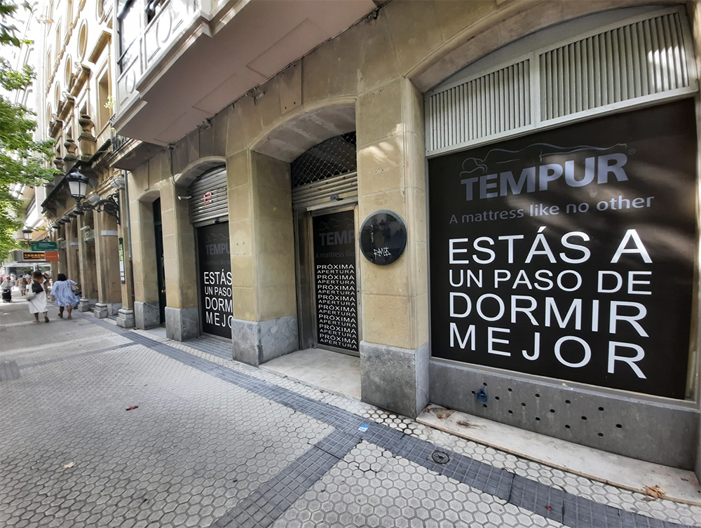 Tempur primera tienda San Sebastian descanso apertura noticias retail