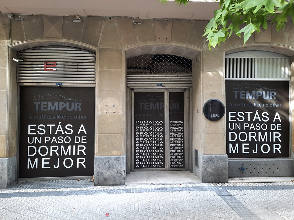 Tempur primera tienda San Sebastian descanso apertura noticias retail