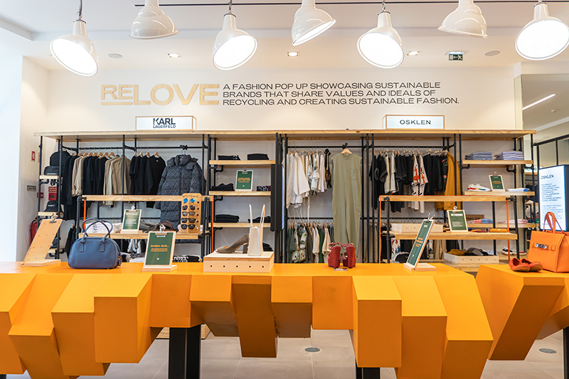 Via Outlets iniciativa Relove sostenibilidad pop up tienda noticias retail