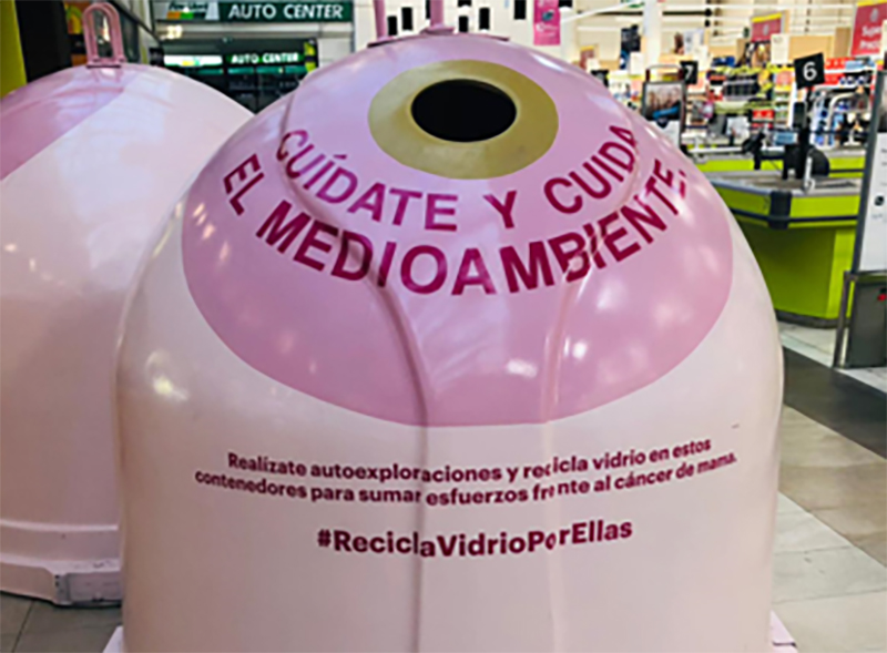Carmila campaña 'Recicla Vidrio por ellas' noticias retail