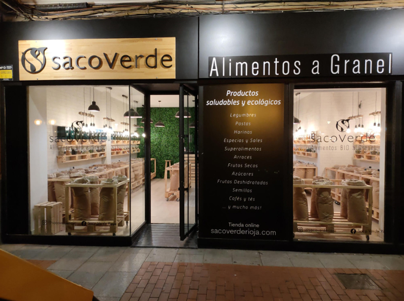 Saco Verde apertura Logroño La Rioja alimentos granel noticias retail