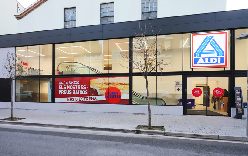 Aldi expansión apertura Badalona supermercado