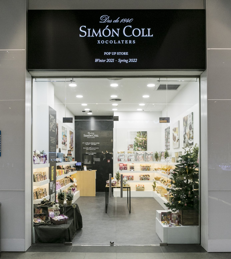 Simón Coll apertura pop up store Diagonal Mar chocolate noticias retail
