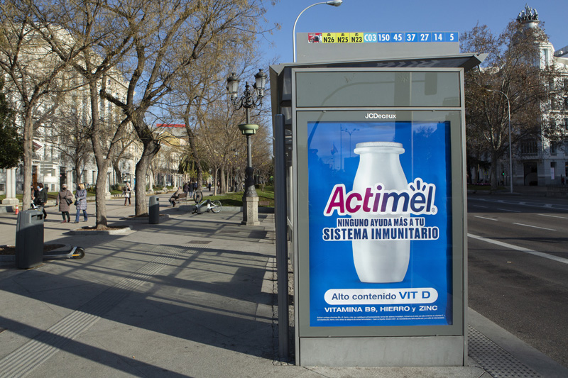 Actimel campaña Madrid