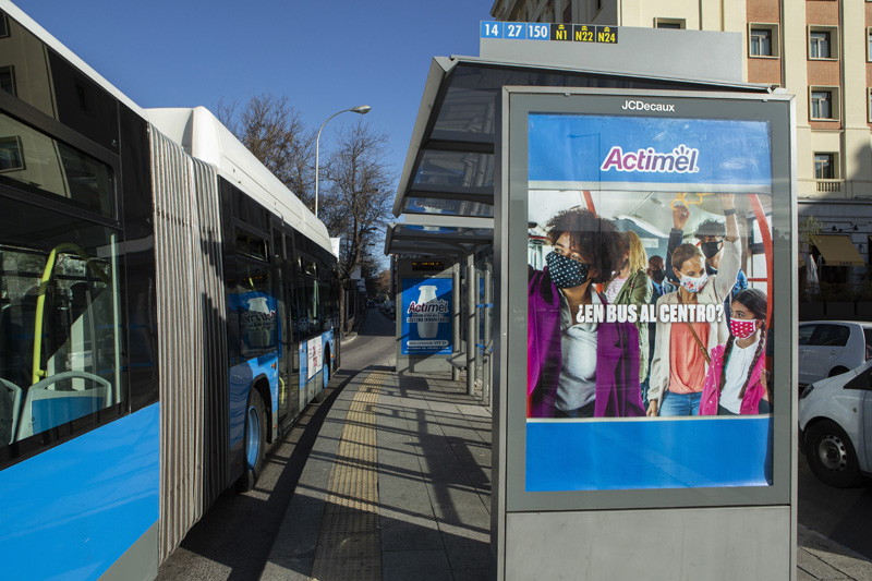 Actimel campaña Madrid