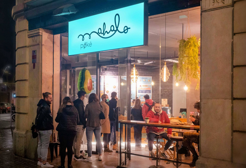 Mahalo Poké Barcelona apertura