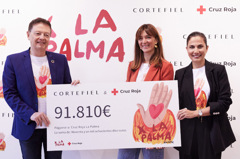 Entrega Cheque X LA PALMA Cortefiel