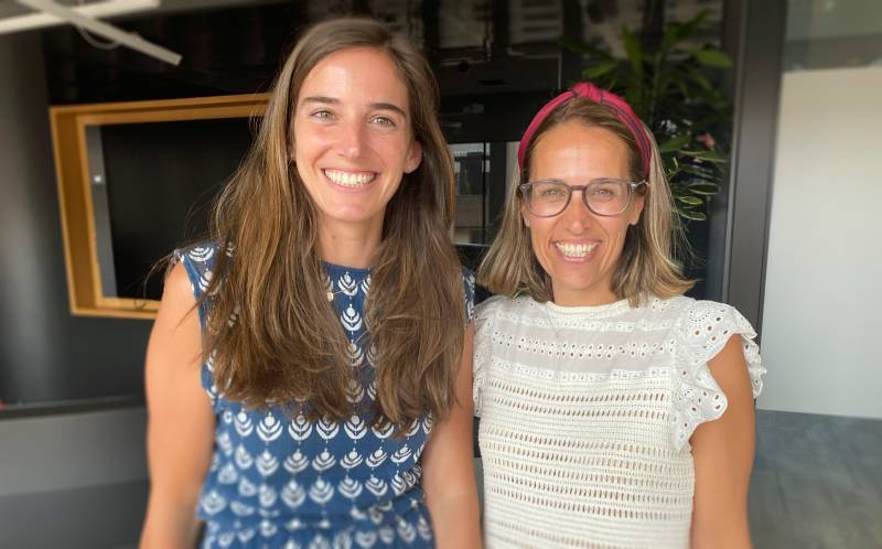 Elena Fernández y Marta Goñi