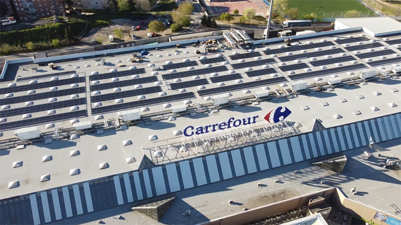 Carrefour Paneles solares