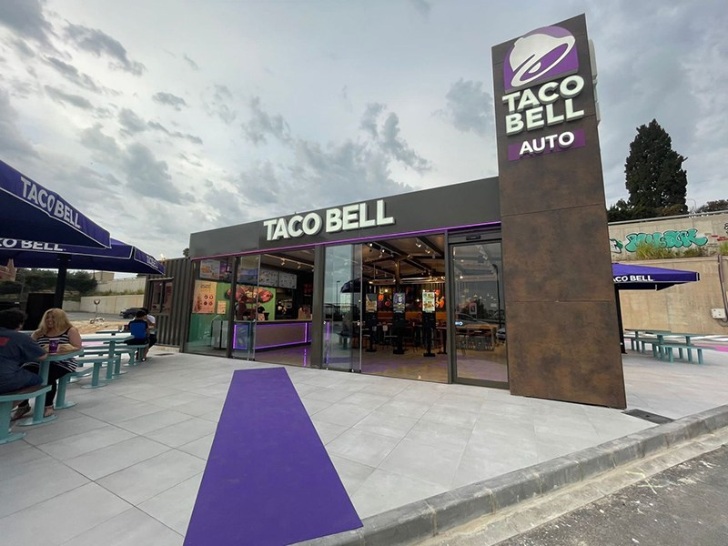 Taco Bell freestanding contenedores Alicante