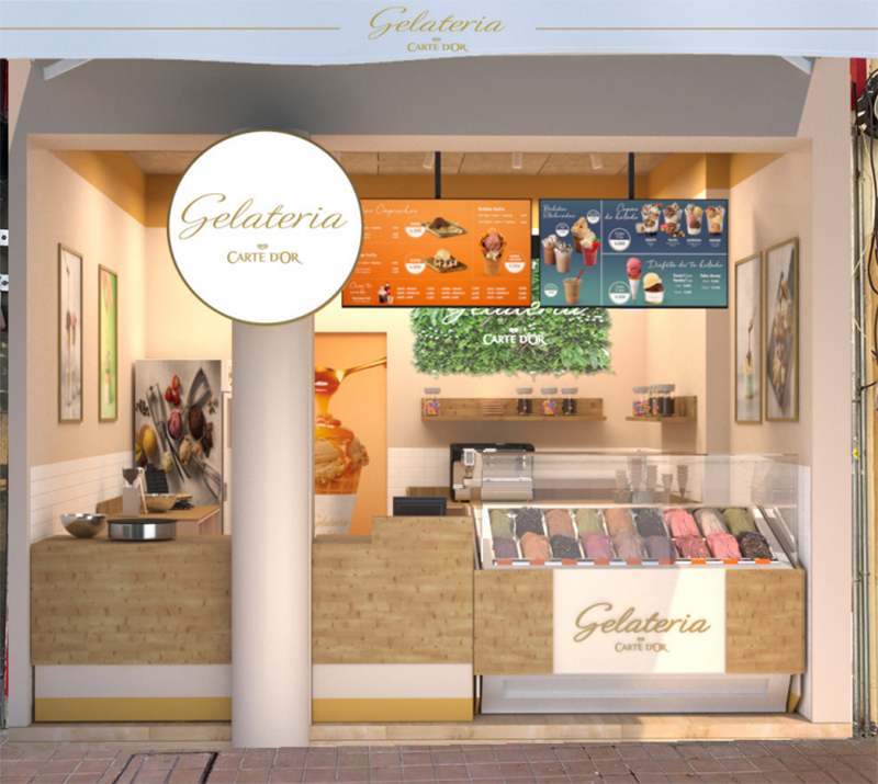 Unilever heladería Carte D'Or Torremolinos