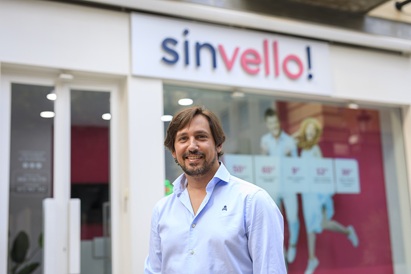Salvador Raya CEO de Sin Vello!