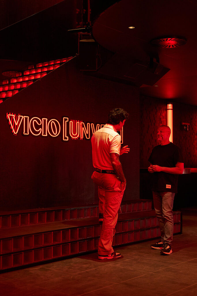 Aleix Puig, cofundador y presidente de VICIO y Yann Pissenem, propietario, CEO y fundador de The Night League y Ushuaïa Entertainment