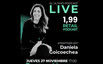 Daniela Goicoechea conducirá el evento de cierre de temporada de 1,99 Retail Podcast