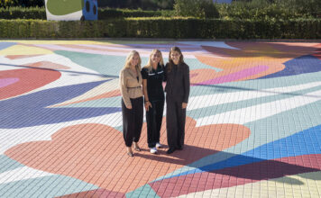 Saler inaugura su nueva Plaza Sur con un mural de arte urbano