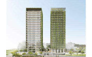 Porta Diagonal culmina su primera torre e inicia la construcción de su segundo edificio de uso mixto